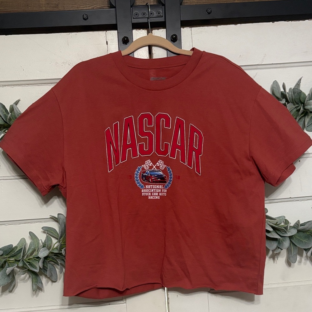NASCAR Cropped Graphic Tee